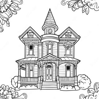 House Coloring Pages