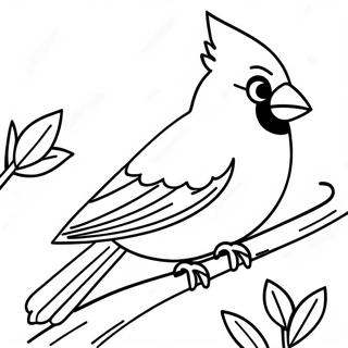 Cardinal Coloring Pages