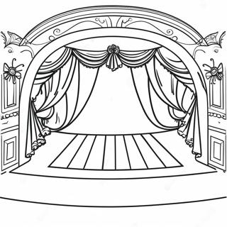 Theatre Coloring Pages