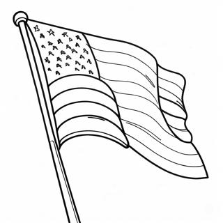 Patriotic Flag Coloring Page 99753-38489