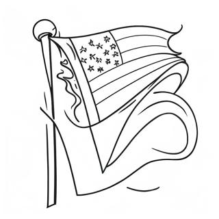 Patriotic Flag Coloring Page 99753-38490