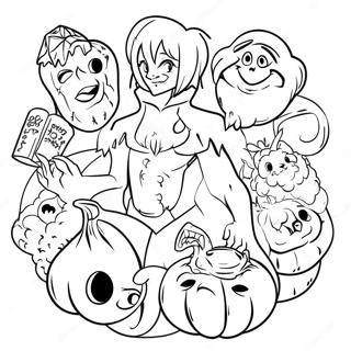 Seven Deadly Sins Coloring Page 99804-38528