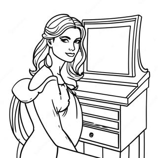 Proud Vanity Coloring Page 99808 38542
