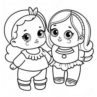 Cute Baby Lol Dolls Coloring Page 99857-38571