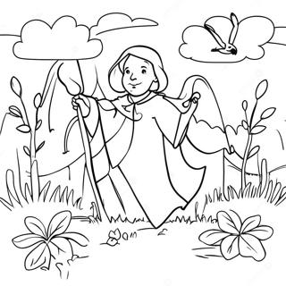 Psalm 23 Coloring Page 99933-38626