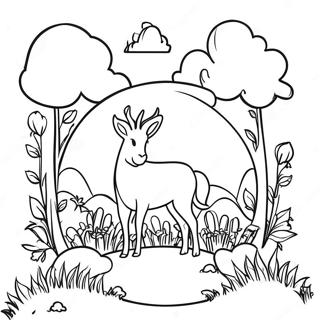 Peaceful Psalm 23 Coloring Page 99934-38629