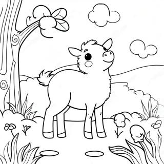 Colorful Psalm 23 Verse Coloring Page 99936 38640