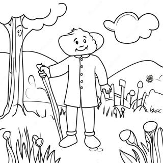 Joyful Psalm 23 Coloring Page 99937 38641