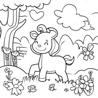 Joyful Psalm 23 Coloring Page 99937 38643